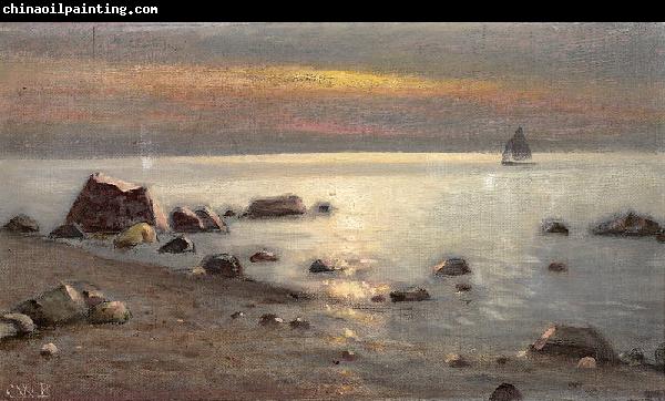 Carl Wilhelm Barth Strand ved Ogne Jaderen