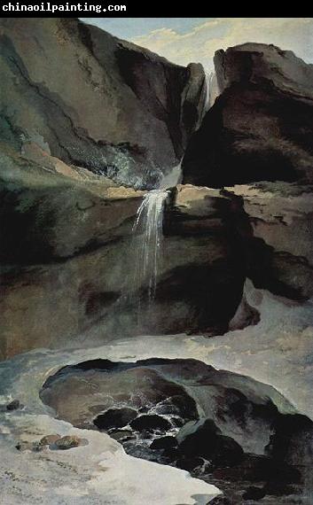 Caspar Wolf Der Geltenbachfall im Winter