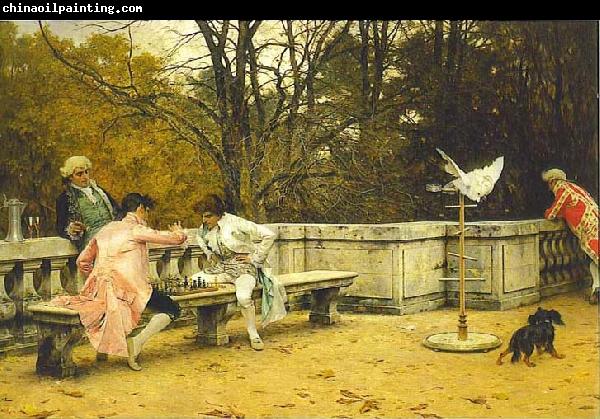 Charles Bargue The Chess Game