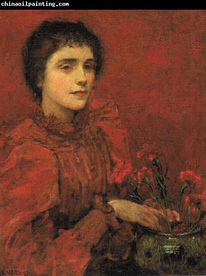 Charles W. Bartlett Study in Red