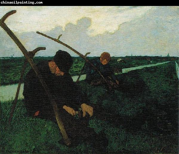 Charles W. Bartlett Scythe Menders, Holland