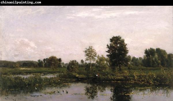 Charles-Francois Daubigny A Bend in the River Oise