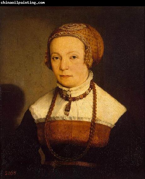 Christoph Amberger Portrait of a Young Woman
