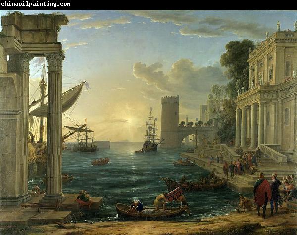 Claude Lorrain The Embarkation of the Queen of Sheba