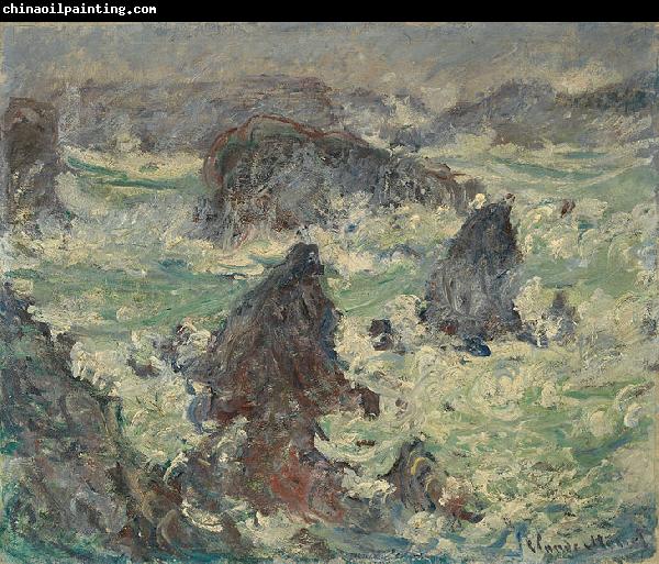 Claude Monet Tempete sur les Cotes de Belle