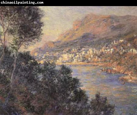 Claude Monet Monte Carlo vu de Roquebrune