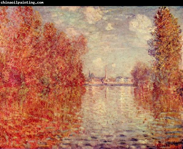 Claude Monet Herbst in Argenteuil