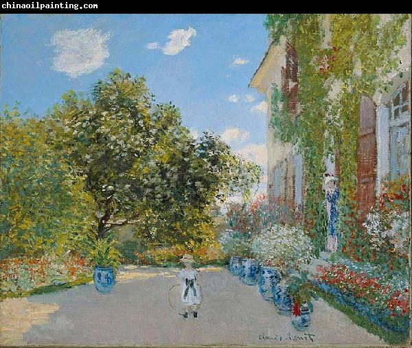 Claude Monet The Artist's House at Argenteuil