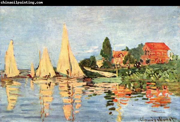 Claude Monet Regatta bei Argenteuil