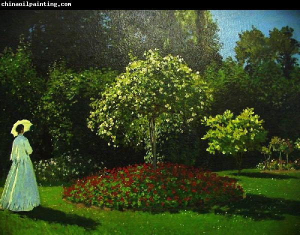 Claude Monet Lady in the garden