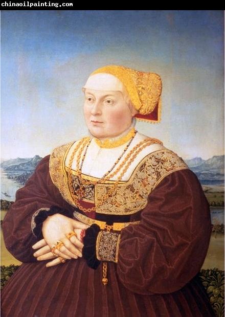 Conrad Faber von Kreuznach Portrait of Anne von Glauburg, born Knoblauch