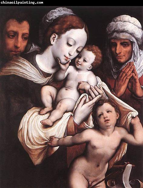 Cornelis van Cleve Holy Family