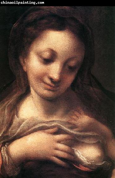 Correggio Virgin and Child with an Angel