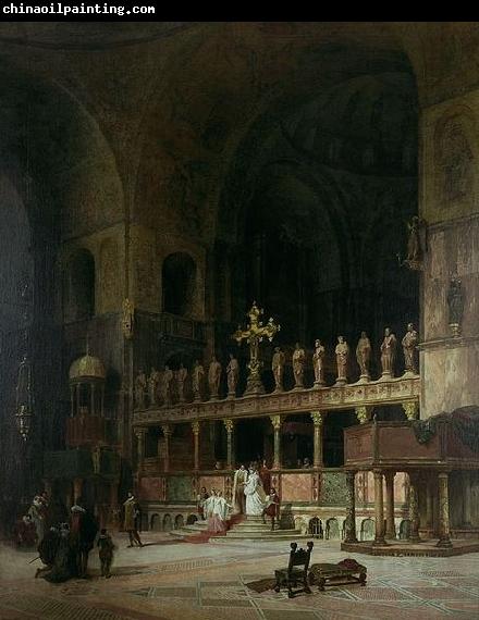 David Dalhoff Neal INTERIOR OF ST MARKS VENICE