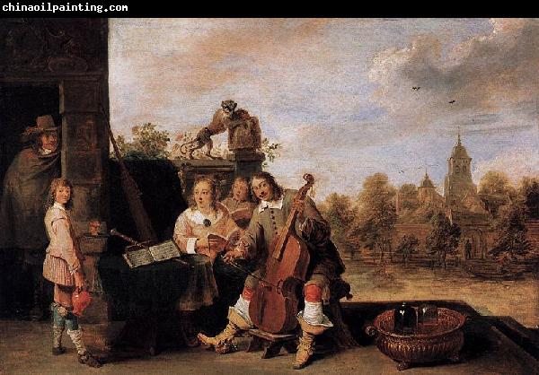 David Teniers the Younger The Painter and His Family