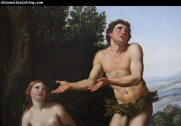 Domenichino Dieu reprimandant Adam et Eve