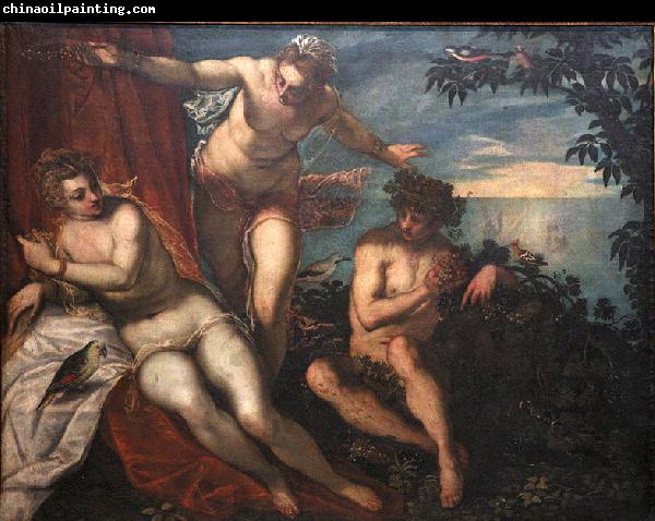 Domenico Tintoretto Bacchus, Ariadne and Venus