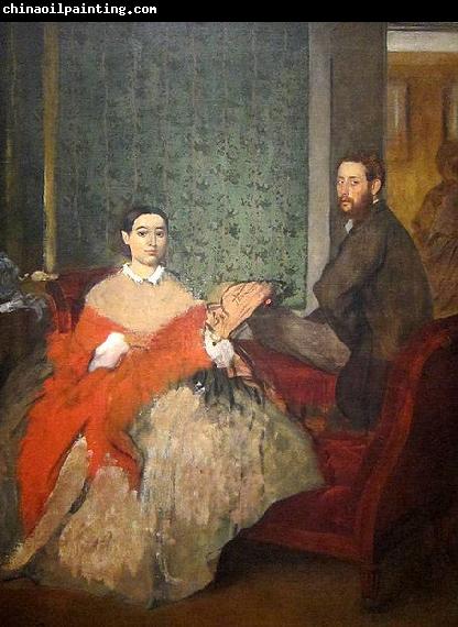 Edgar Degas Edmondo and Therese Morbilli