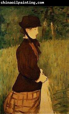 Edouard Manet Woman walking in the Garden