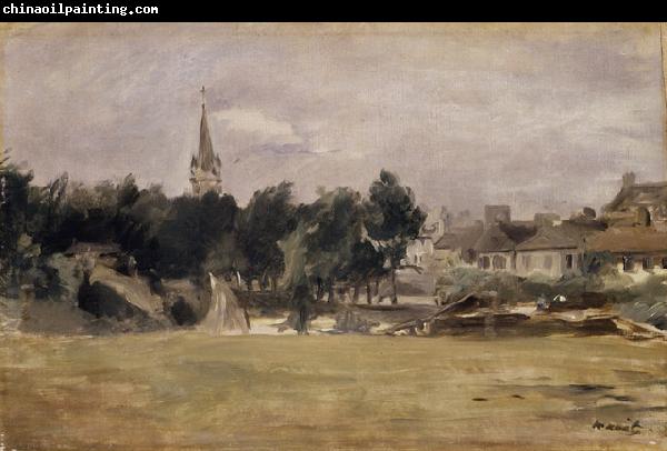 Edouard Manet Landscape with a Village Church