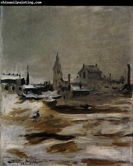 Edouard Manet Effet de neige a Petit Montrouge