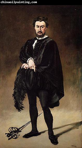 Edouard Manet Philibert Rouviere as Hamlet The Tragic Actor