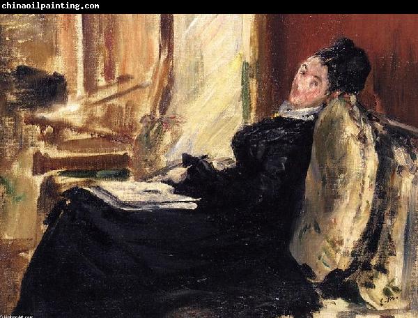 Edouard Manet Jeune femme au livre