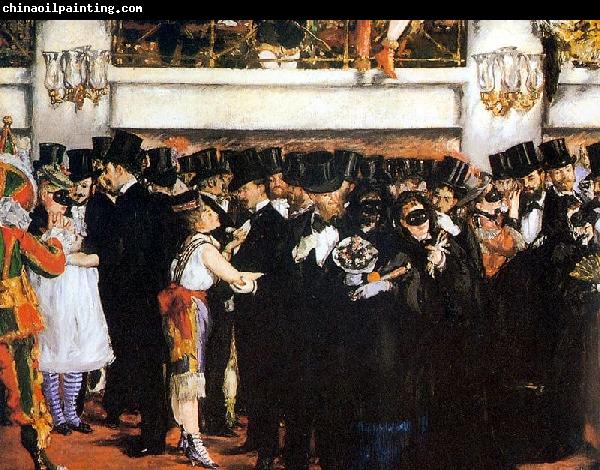 Edouard Manet Bal masque a lopera