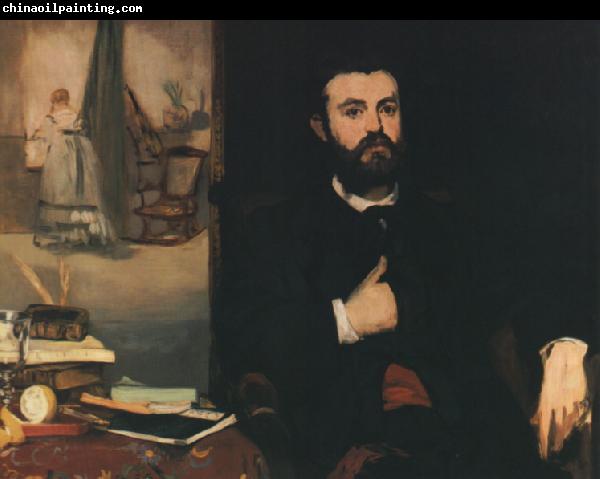 Edouard Manet Portrait of Zacharie Astruc