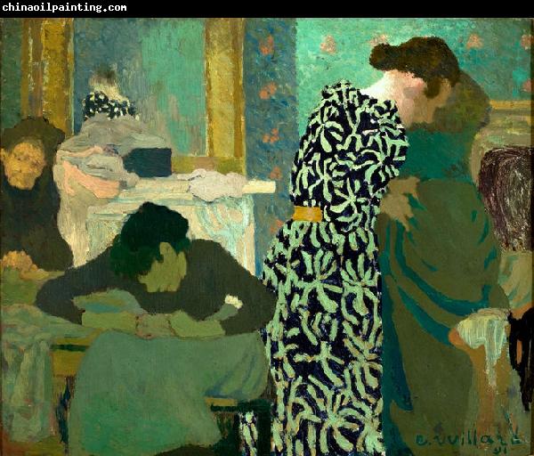 Edouard Vuillard The Flowered Dress