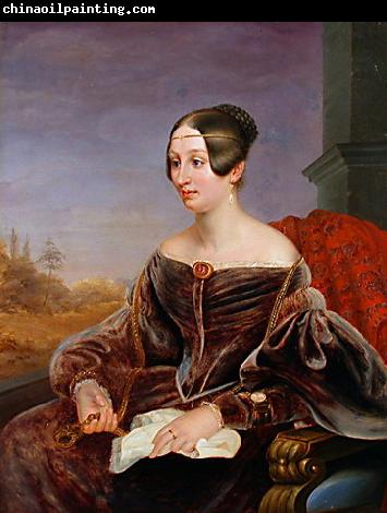 Eduard Magnus Portrait der Mathilde Grafin zu Lynar, geb. Grafin von Voss-Giewitz