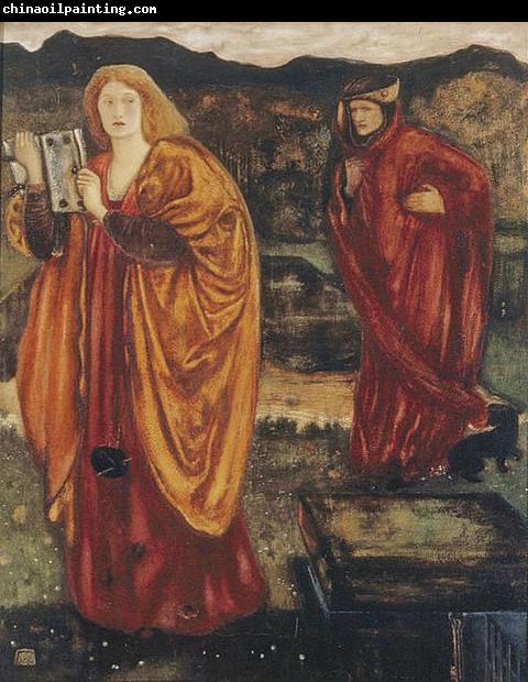 Edward Burne-Jones Merlin and Nimue