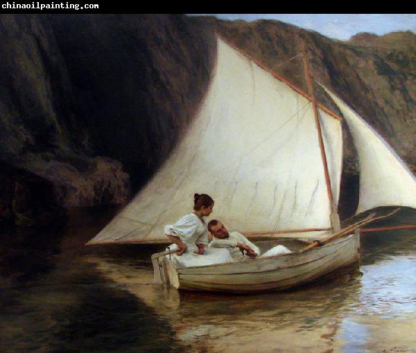 Emile Friant La petite barque