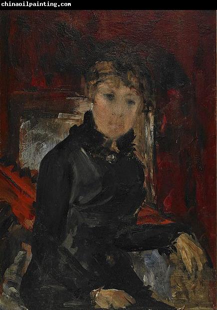 Ernst Josephson Woman dressed in black