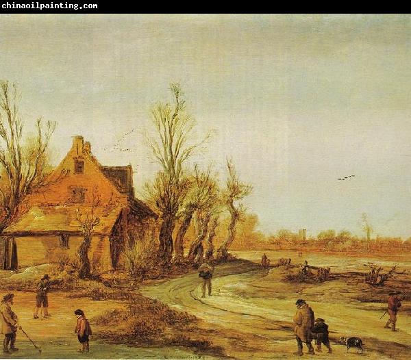 Esaias Van de Velde A Winter Landscape