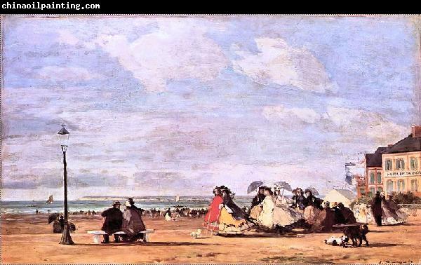 Eugene Boudin Kaiserin Eugenie am Strand von Trouville