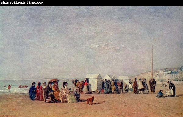 Eugene Boudin Strand von Trouville