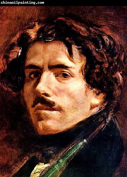 Eugene Delacroix Selbstportrat, Detail