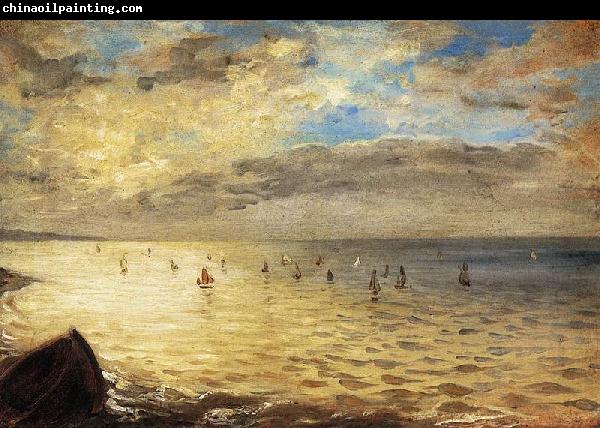 Eugene Delacroix The Sea from the Heights of Dieppe