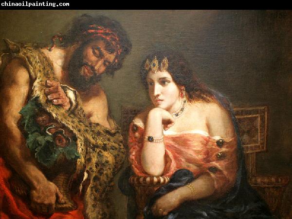 Eugene Delacroix Cleopatra and the Peasant