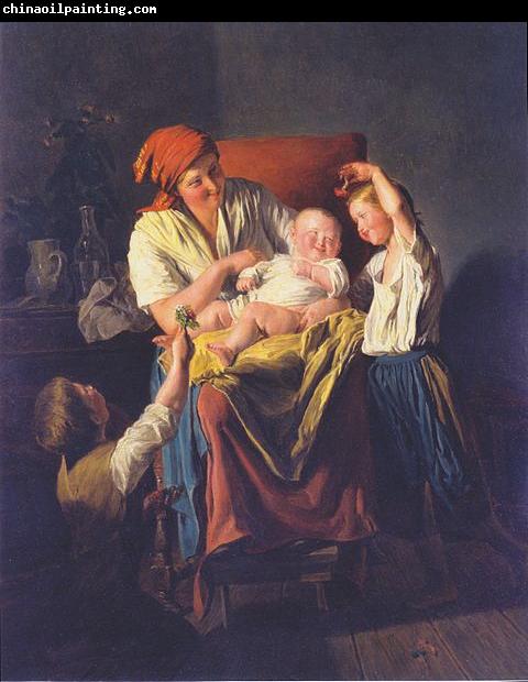 Ferdinand Georg Waldmuller Mothers joy