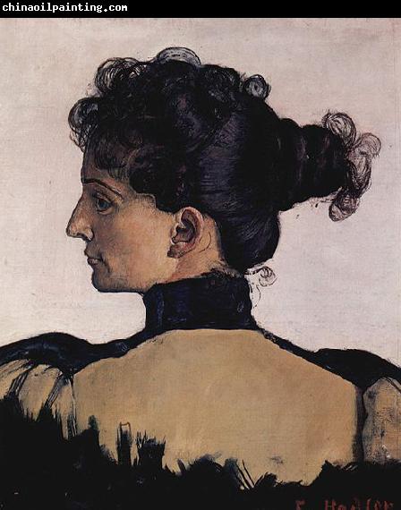 Ferdinand Hodler Portrat der Berthe Jacques, Frau des Kunstlers