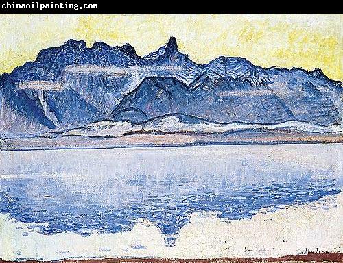 Ferdinand Hodler Stockhornkette mit Thunersee