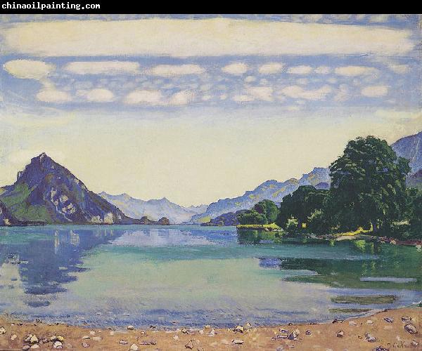 Ferdinand Hodler Der Thunersee von Lessigen aus