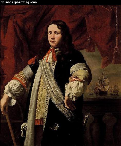 Ferdinand bol Portrait of Engel de Ruyter (1649-1683).