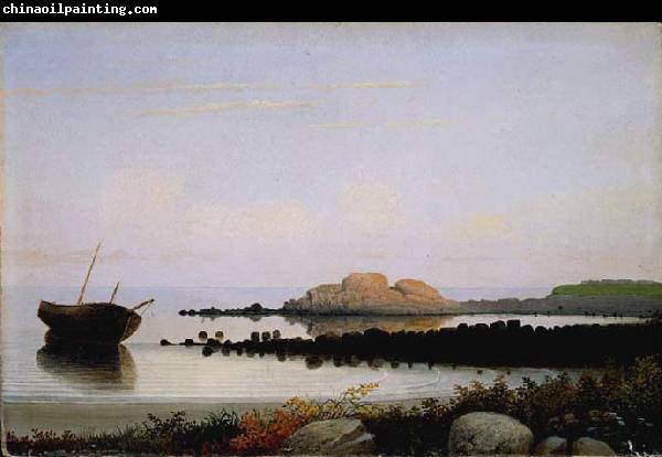 Fitz Hugh Lane Brace's Rock, Eastern Point, Gloucester, Massachusetts.