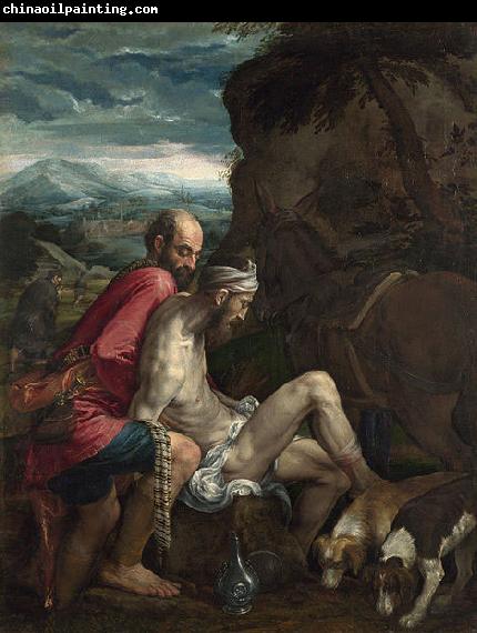 Follower of Jacopo da Ponte The Good Samaritan