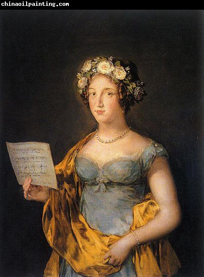 Francisco de Goya Portrait of Manuela Tellez Giron y Pimentel