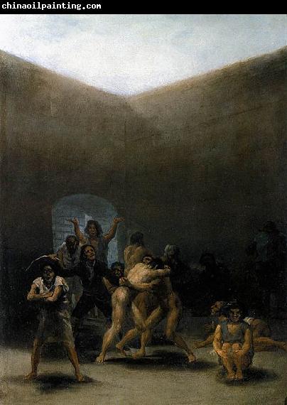 Francisco de Goya The Yard of a Madhouse