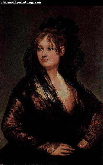 Francisco de Goya Portrat der Dona Isabel Cabos de Porcel